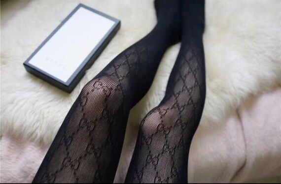 Black GG Tights / Stockings | Etsy (US)