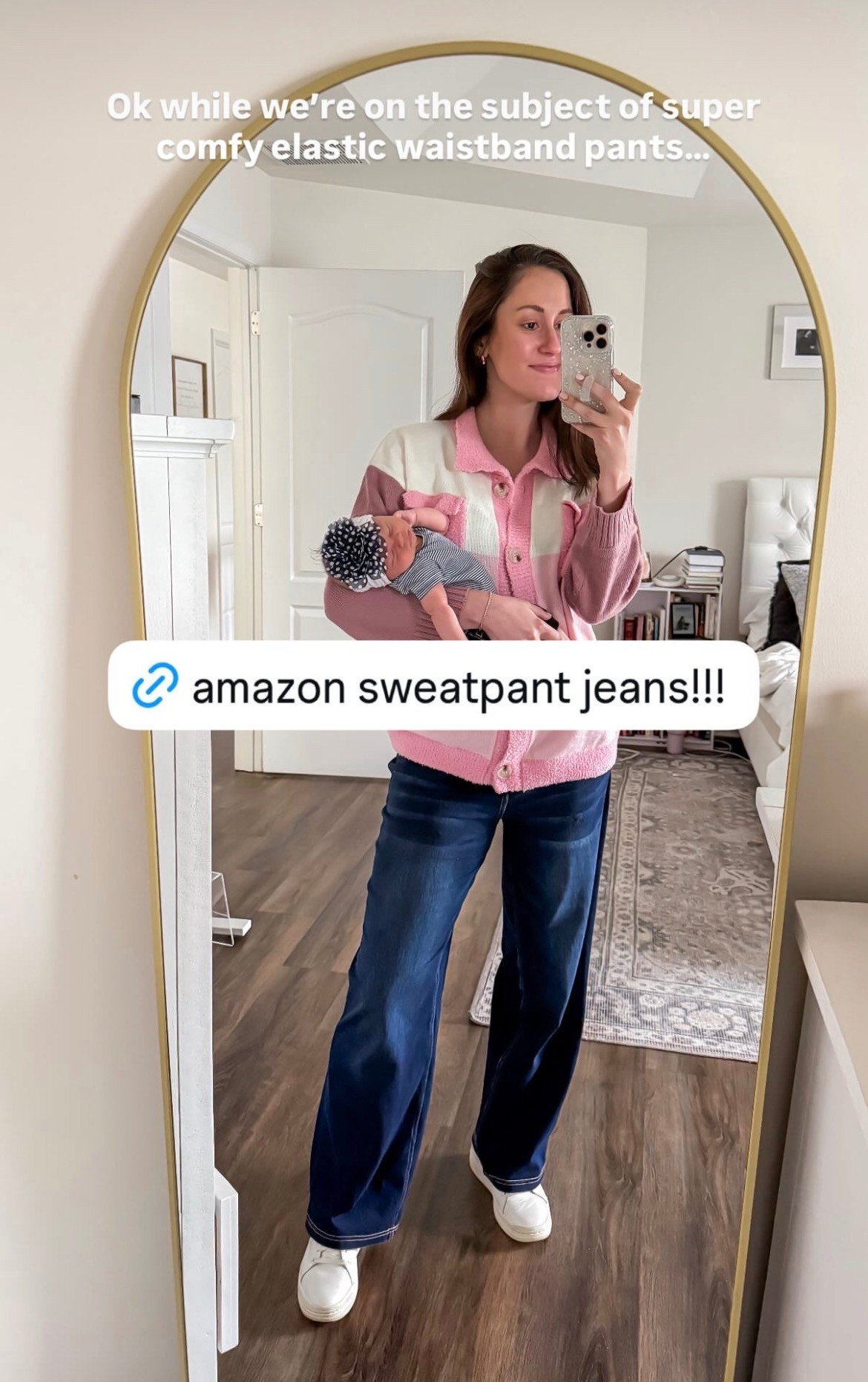 Ok, while we are on the topic of super comfy elastic waistband pants…these Amazon sweatpant jeans! 🙌🏼

#LTKdayinmylife #LTKootd #LTKmomlife