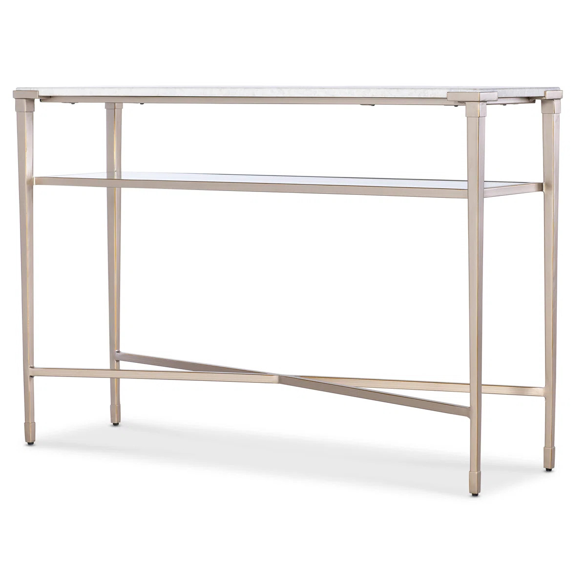 Melange 48'' W Stone Console Table | Perigold