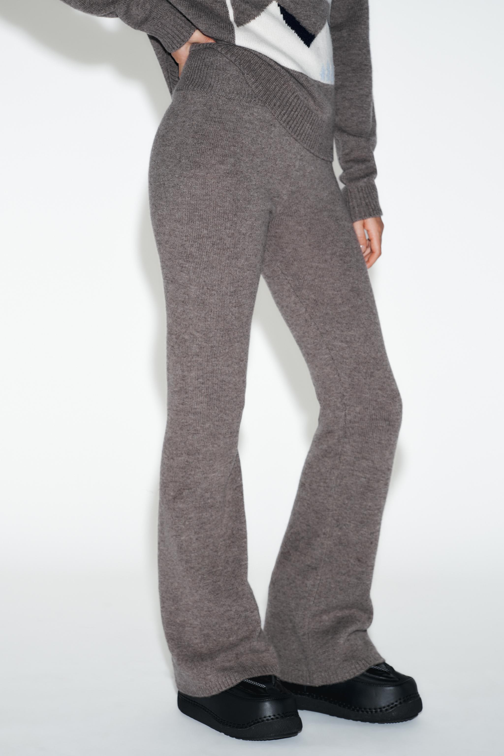 90% WOOL FLARE SKI COLLECTION PANTS | Zara US