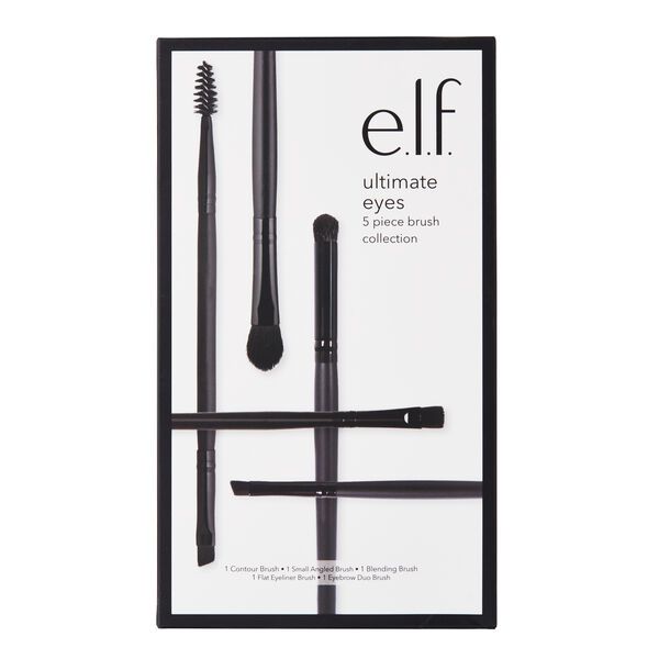 e.l.f. Cosmetics Ultimate Eyes 5 Piece Brush Collection - Vegan and Cruelty-Free Makeup | e.l.f. cosmetics (US)