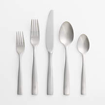 Marin Satin 5-Piece Flatware Place Setting | Crate & Barrel