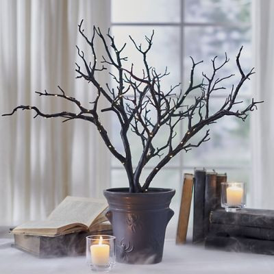 Pre-lit Branchy Tabletop Tree | Grandin Road