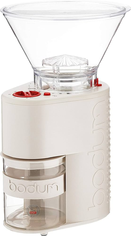 Bodum Bistro Electric Burr Coffee Grinder, White | Amazon (CA)