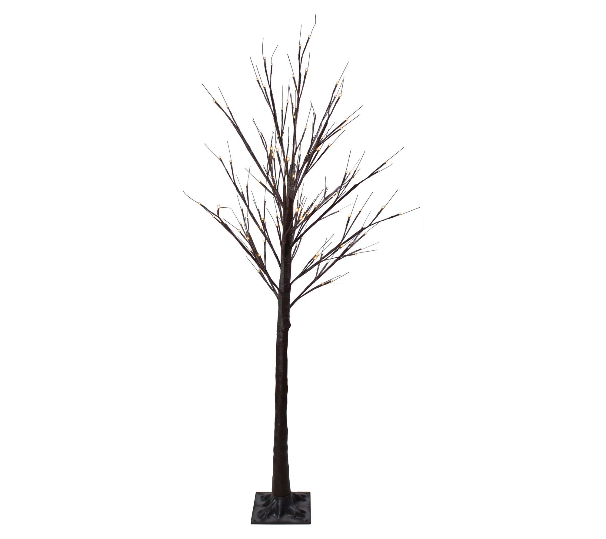 Northlight 6' Birch Twig Tree Decor - Warm White Lights - QVC.com | QVC
