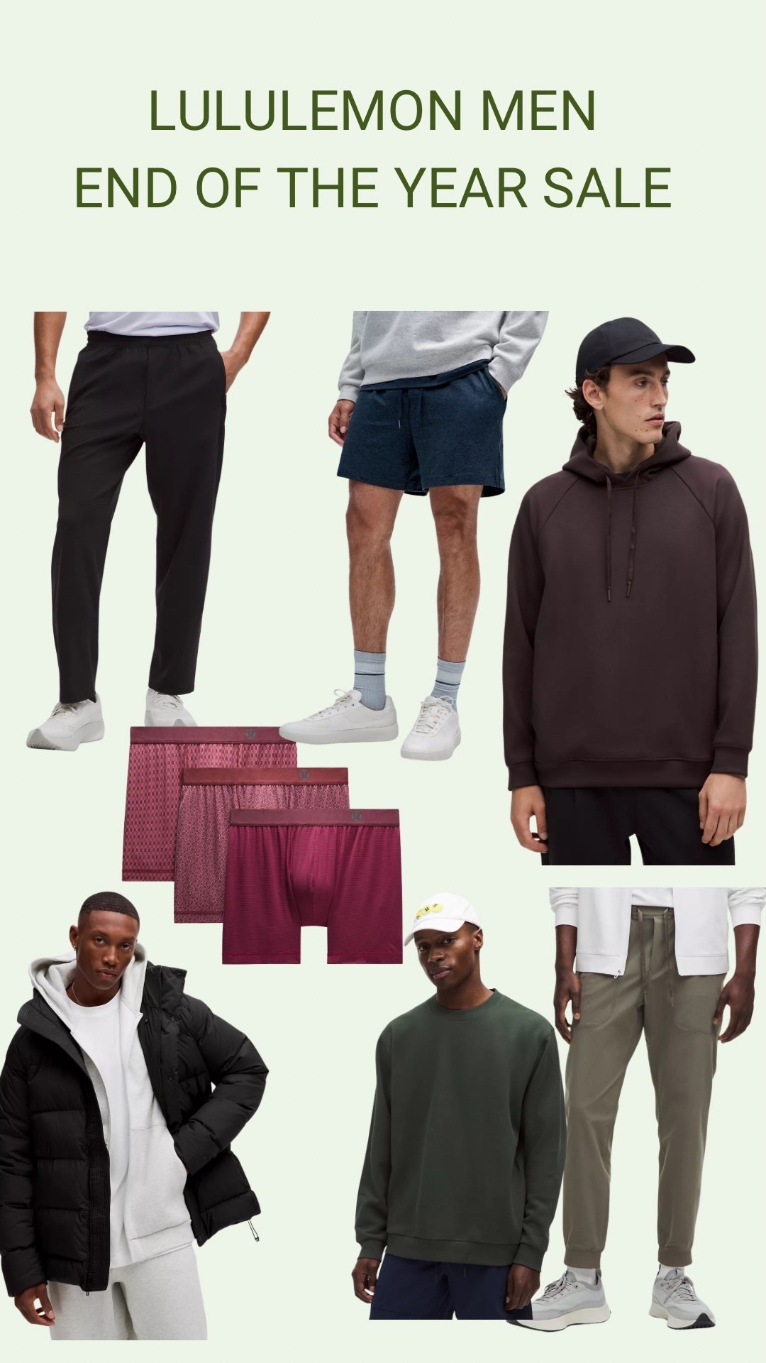 Lululemon end of the year sale 
Lululemon men 
Men’s activewear 
Lululemon sale 

#LTKActive #LTKSaleAlert #LTKMens
