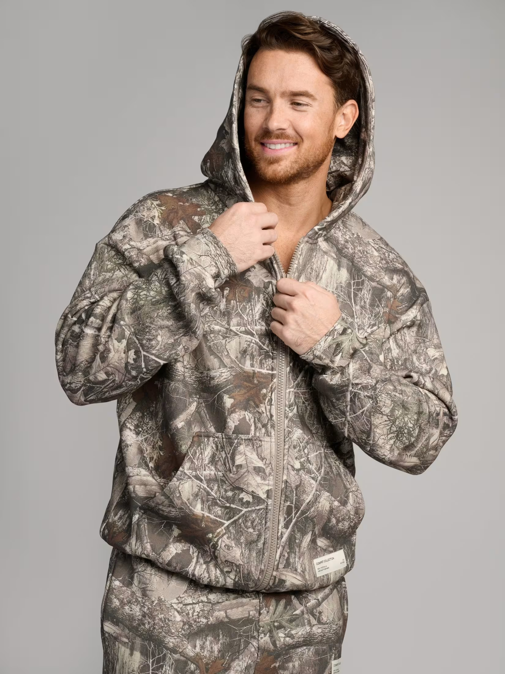Camo Zip Hoodie | Comfrt