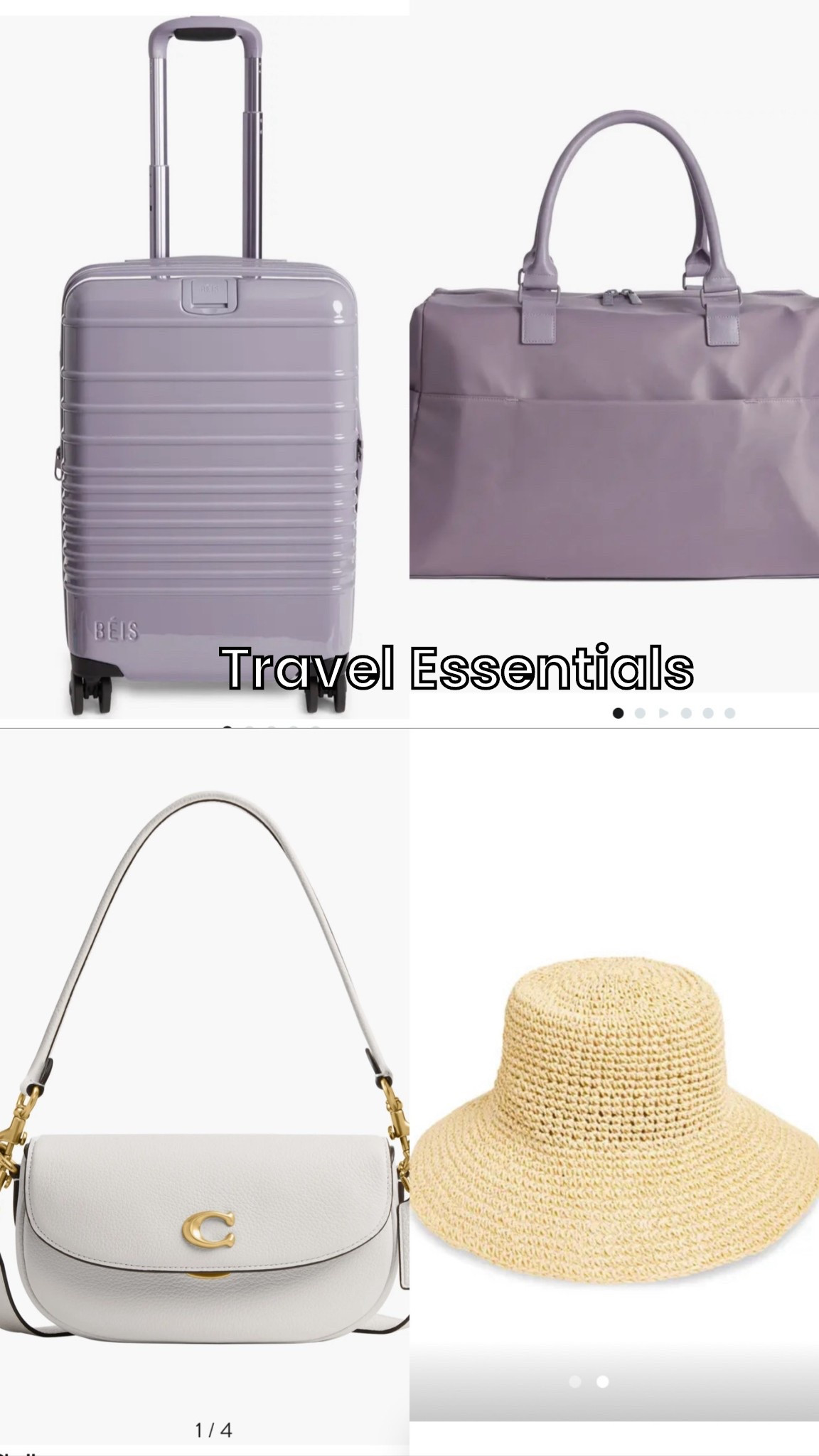 Nordstrom sale Anniversary Sale 
Miu Miu sunglasses 
Coach handbag
Beis luggage 

#LTKFindsUnder100 #LTKTravel #LTKSaleAlert