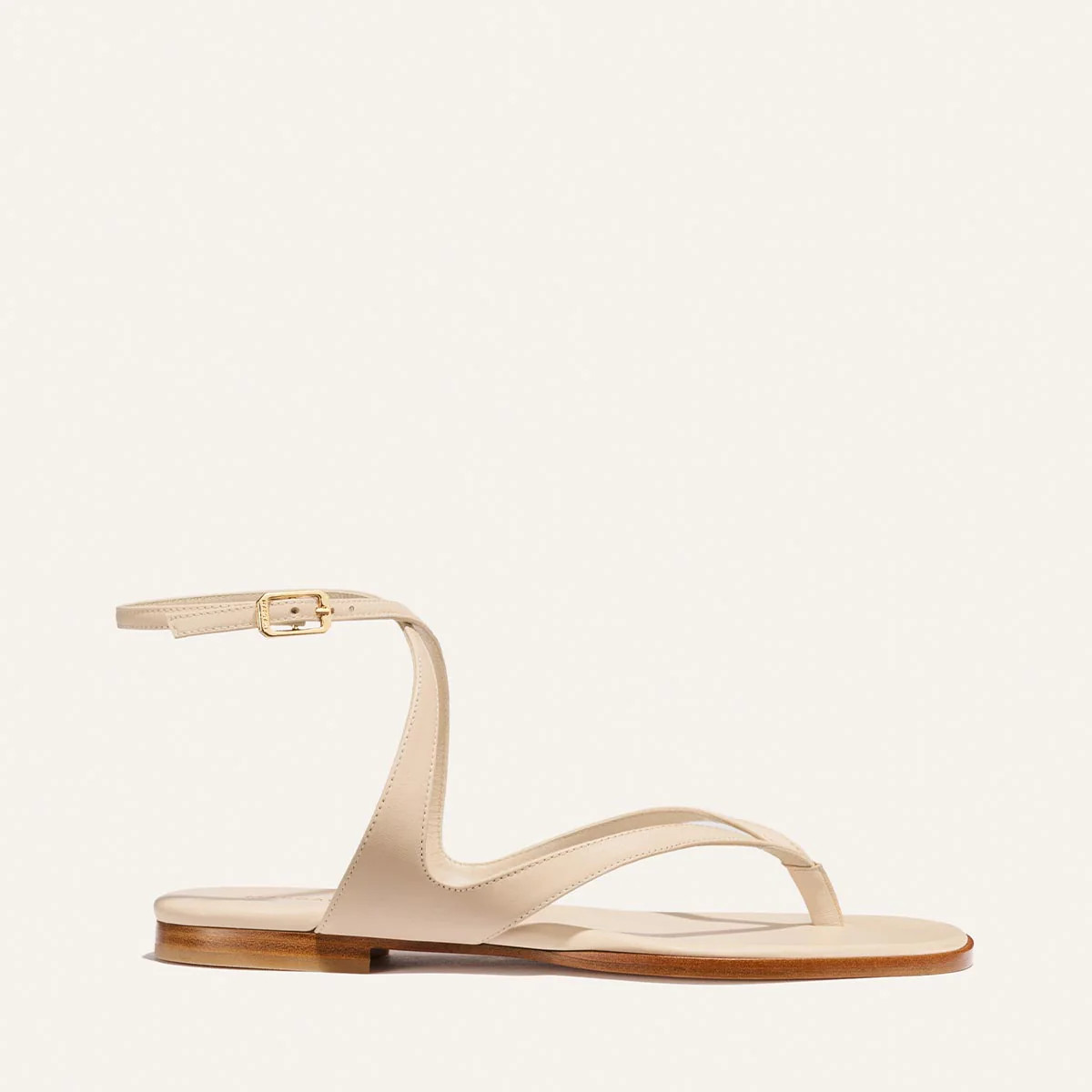 The Palermo Sandal - Magnolia Nappa | Margaux