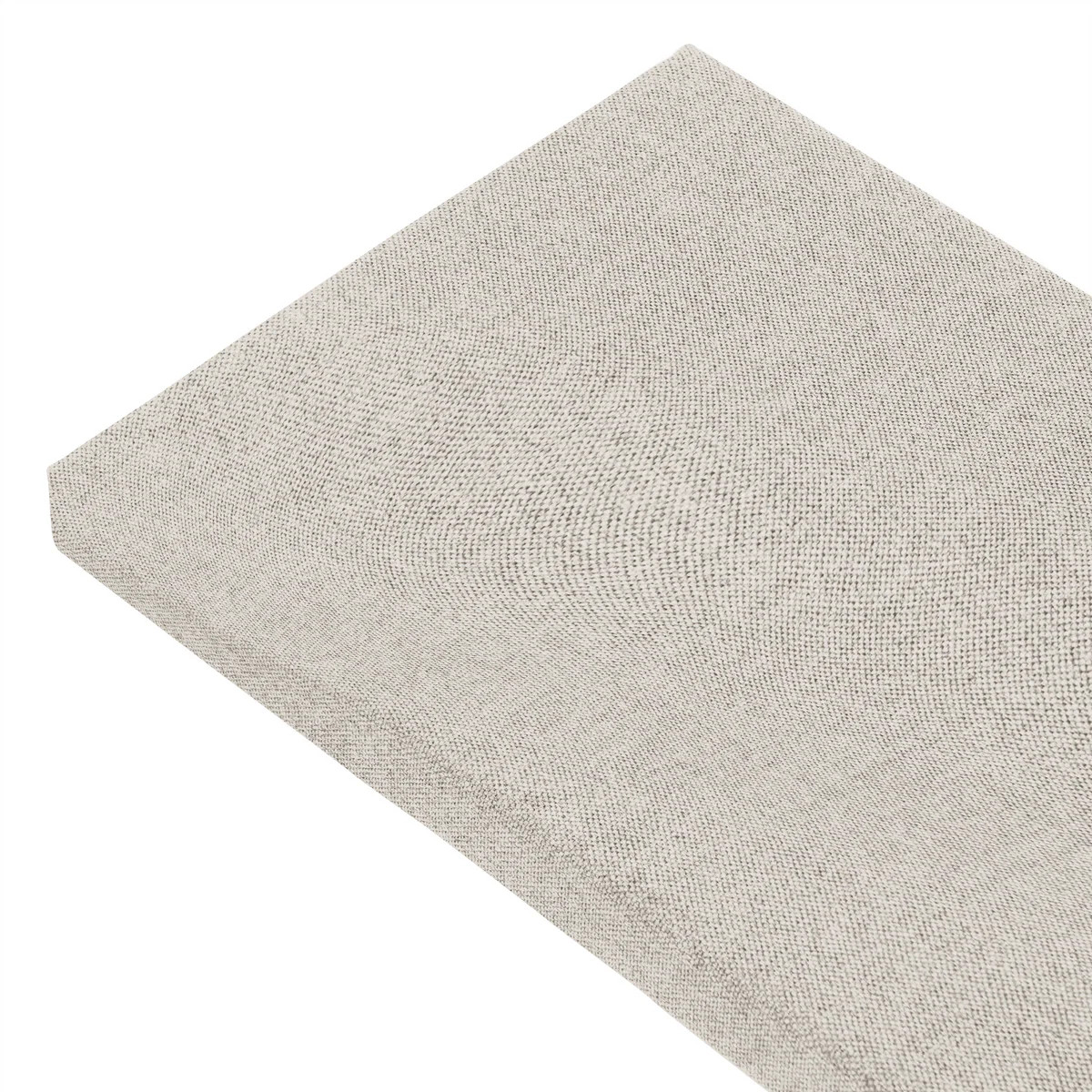 Chenila Custom Bench Cushion Sofa Cushion Ash Grey Chenille Texture Be | Homerilla