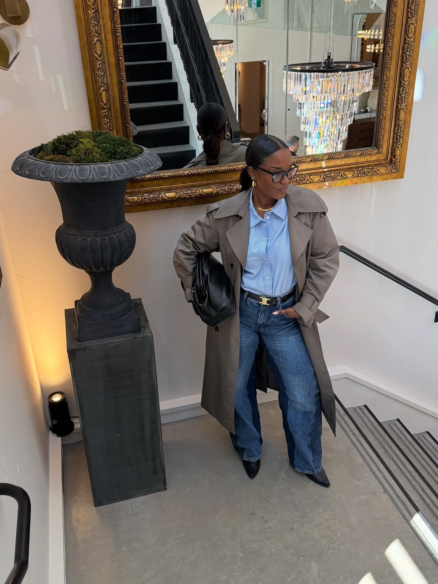 RH Yorkdale did it’s a big one! The food is eating, the design absolutely breath taking, and the vibes are just right. I’m obsessed and now planning my next 5 furniture purchases. Pray for my bank account! 

Coat: @hm 
Button down: @hm
Jeans: @hm 
Trench: @hm
Boots: @aldo
Bag: @elahandbags 

comment “shop” for outfit details

#RHYorkdale #BrunchGoals #DesignInspo #RH

Luxury, furnishings, design, galleries, hospitality, textiles, lighting, high-end, architecture, Cloud Couch, curated, aesthetics, comfort, modern, classic, opulence, membership, source books, inspiration, retail, home décor, style, elevated, experiential, modular.