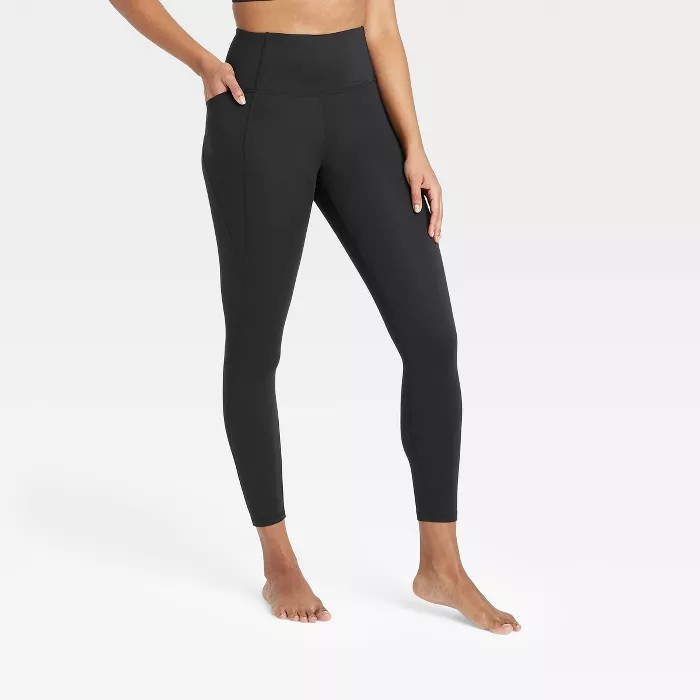 Women's Contour Power Waist High-Waisted Leggings 26" - All in Motion™ | Target