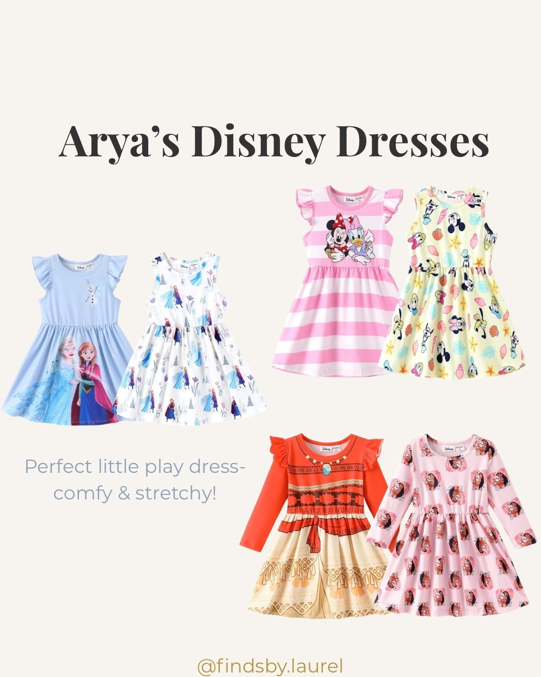 Arya’s Disney Dresses: The cutest little everyday Disney dresses 🥹🤍 Comfy, stretchy & easy for play days but still so cute! Arya has been living in these lately.

#LTKBaby #LTKKids #LTKootd