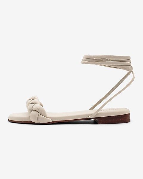 KAANAS Chiquita Ankle Strap Braided Sandals | Express