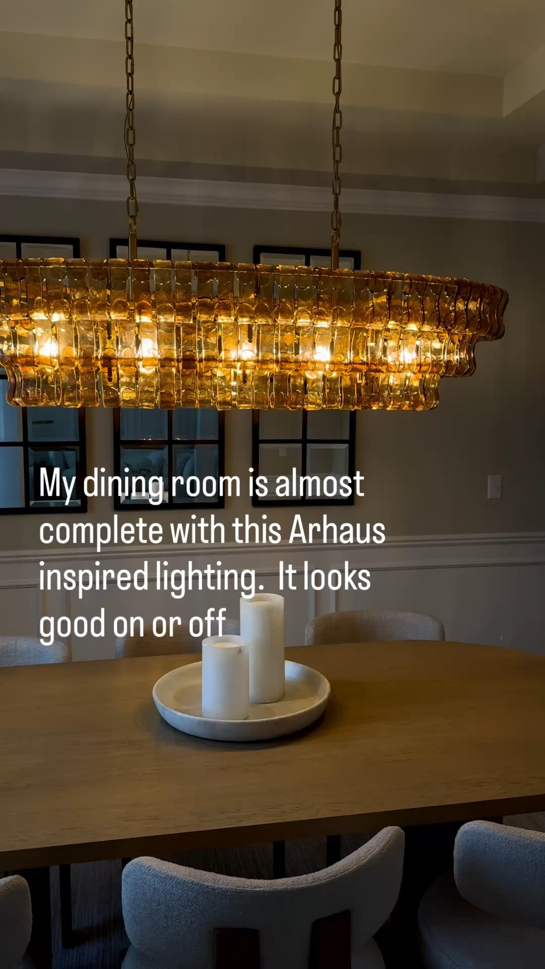 I was a bit skeptical when I purchased this lighting from Amazon but it completely surpassed my expectations. It is so beautiful.

#LTKstorytime #LTKHome #LTKOver40