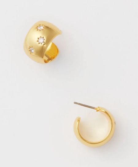 Starry Night Gold Huggie Earrings

#LTKFindsUnder50