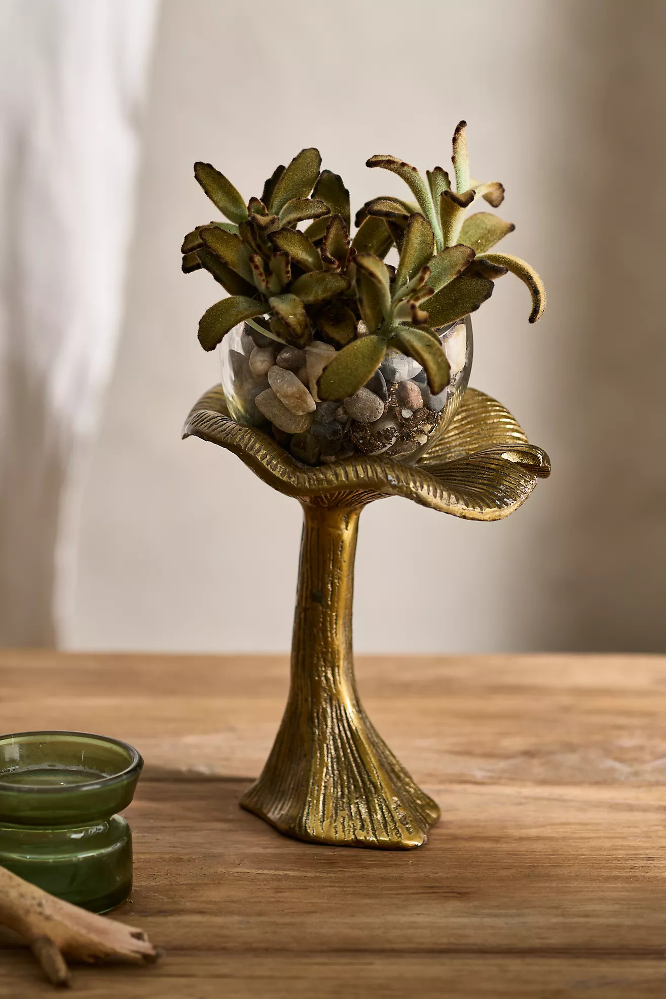 Metal + Glass Mushroom Pot | Anthropologie (US)