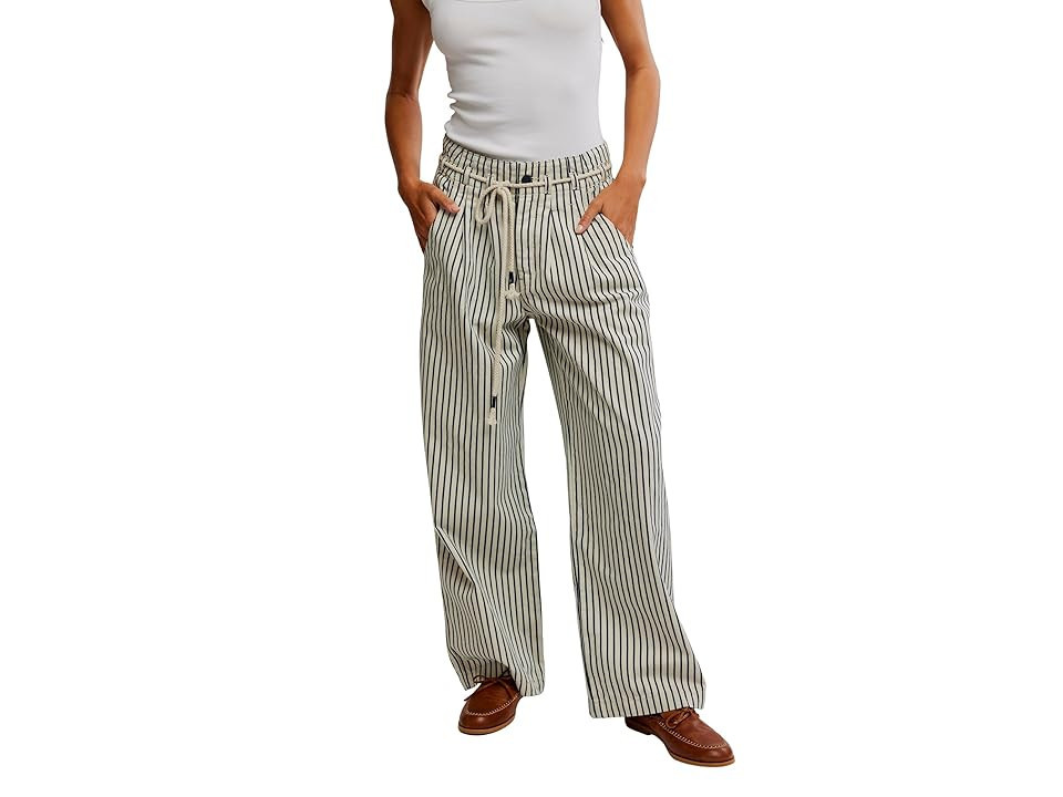 Free People Dakota Cinched Pull On-Ra Women's Clothing Washed Railroad : MD (Women's 8-10) 32, Cotton/Denim | Zappos