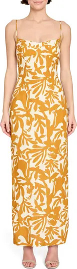 Amanda Uprichard Lawrence Mixed Print Maxi Dress | Nordstrom | Nordstrom