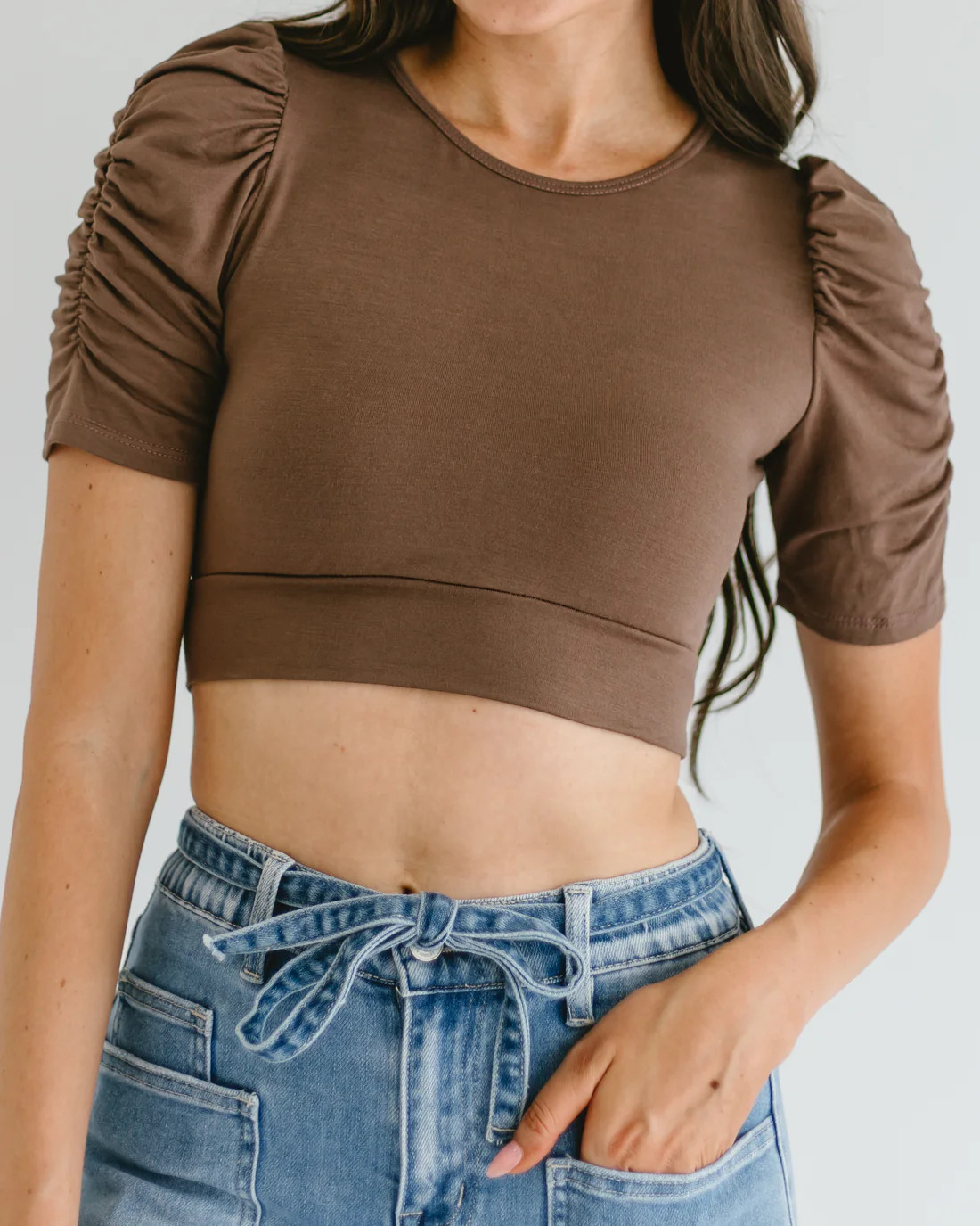 Alyssa x Halftee Ruched | Half Tee