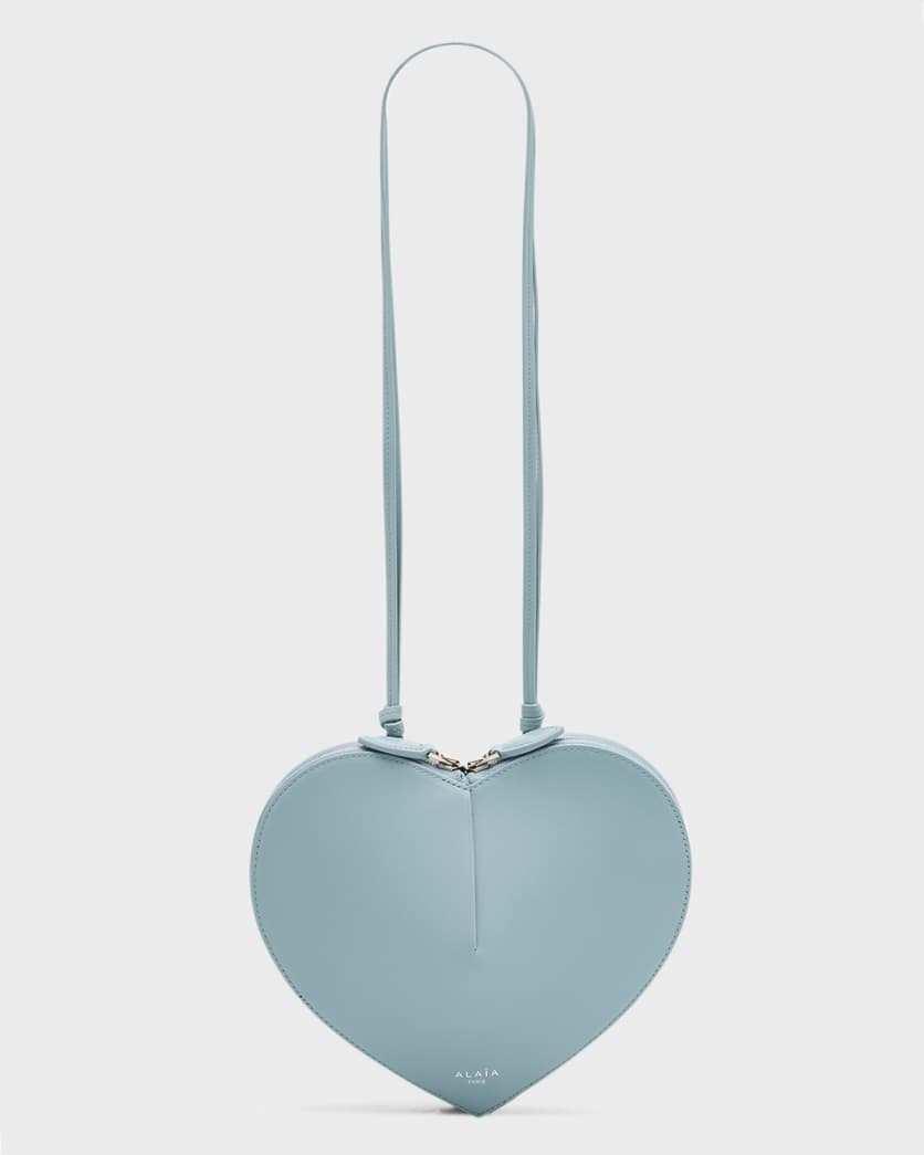 ALAIA Heart Leather Shoulder Bag | Neiman Marcus