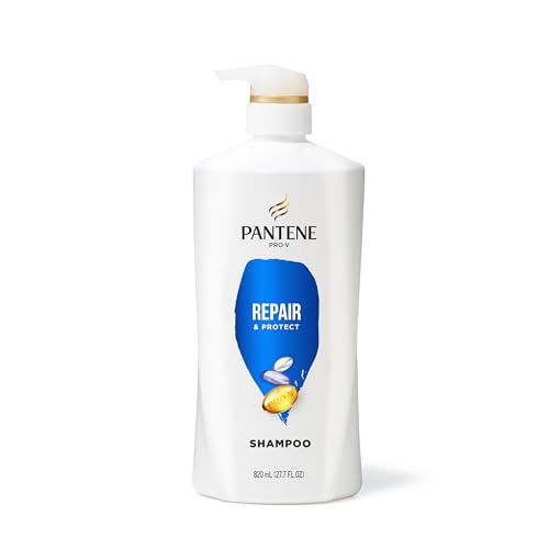 Pantene Shampoo, Repair & Protect - Pro-V Nutrients, 2x Breakage Protection Shampoo for Dry, Color-Treated Hair, Healthy Looking Hair Every Wash, Antioxidant-Rich, 27.7 Fl Oz | Amazon (US)