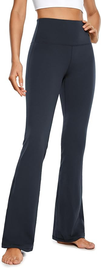 CRZ YOGA Womens Butterluxe High Waist Flare Pants 32 Inches - Wide Leg Bootcut Yoga Pants with Po... | Amazon (US)
