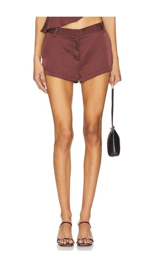Leo Short in Garnet | Revolve Clothing (Global)