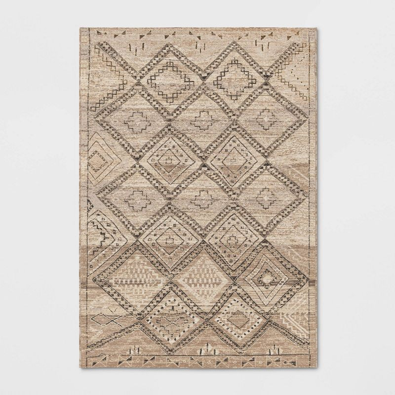 Diamond Moroccan Outdoor Rug Tan - Threshold™ | Target