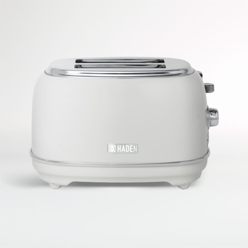 Haden Ivory White Heritage 2-Slice Toaster + Reviews | Crate & Barrel | Crate & Barrel