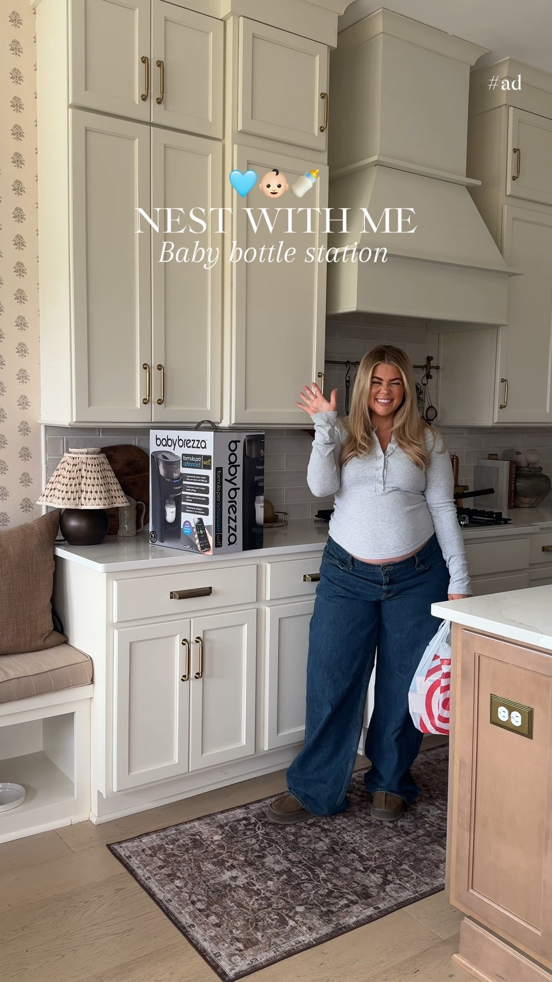 #ad Time to organize my bottle station & the type A in my is screaming!!!! 😂👏🏼 I’m so excited to breast-feed but learning about combo feeding has been so helpful and taken a ton of pressure off! Found all of the essentials @target. 🤍@babybrezza @drbrowns @kendamil.usa !!!! 

#BabyBrezza #MyDrBrownsBaby #MyDrBrownsBaby #KendamilPartner 