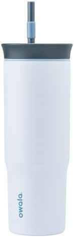 Owala Stainless Steel Triple Layer Insulated Travel Tumbler with Spill Resistant Lid and Straw, B... | Amazon (US)