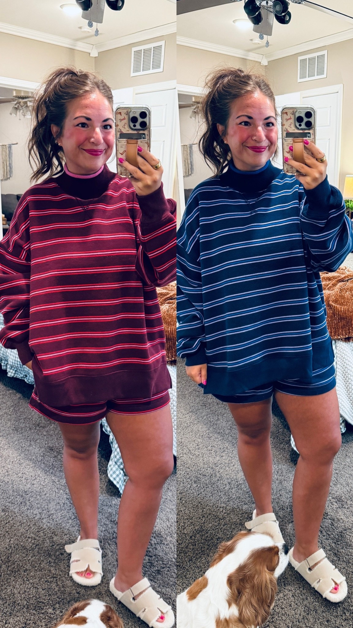 This two-piece Aerie set is the perfect mix of comfy and cute! 🤎 Perfect for lounging, errands or travel days—and both pieces are just as cute styled separately! 

 
