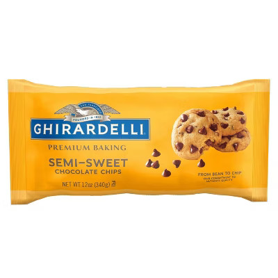 GHIRARDELLI Premium Baking Semi-Sweet Chocolate Chips - 12oz | Target