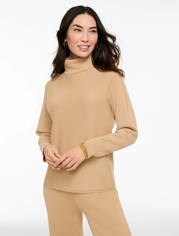 Sweater Studio Turtleneck Pullover | Talbots