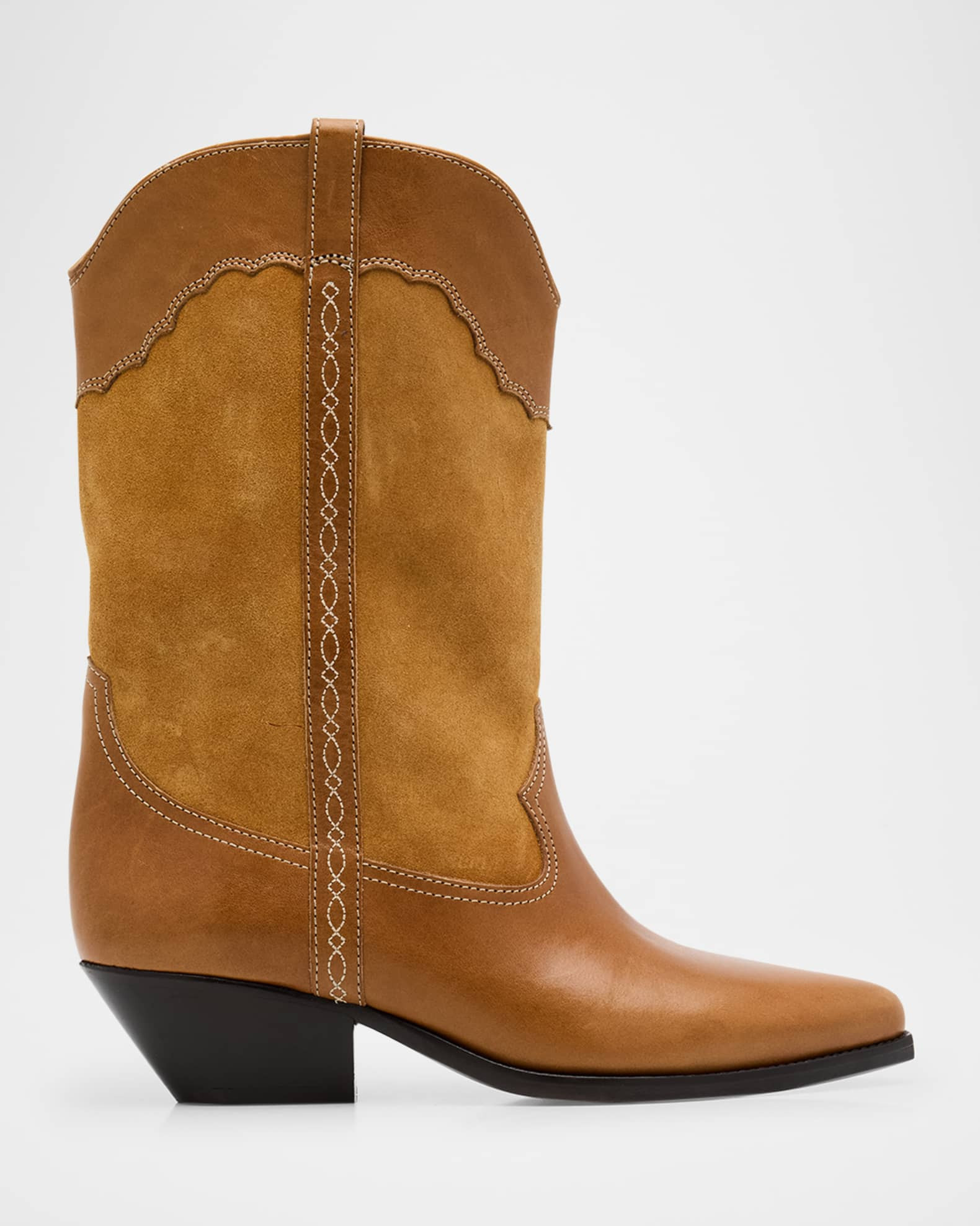 Deurto Suede & Leather Cowboy Boots | Neiman Marcus