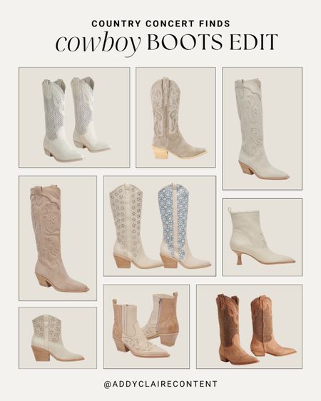 My favorite cowboy boots for 2024
Women's cowboy boots/ costal cowgirl outfit/ affordable women's boots/ amazon cowboy boots/ tall white boots/ country concert outfit

#LTKShoeCrush #LTKStyleTip #LTKFestival