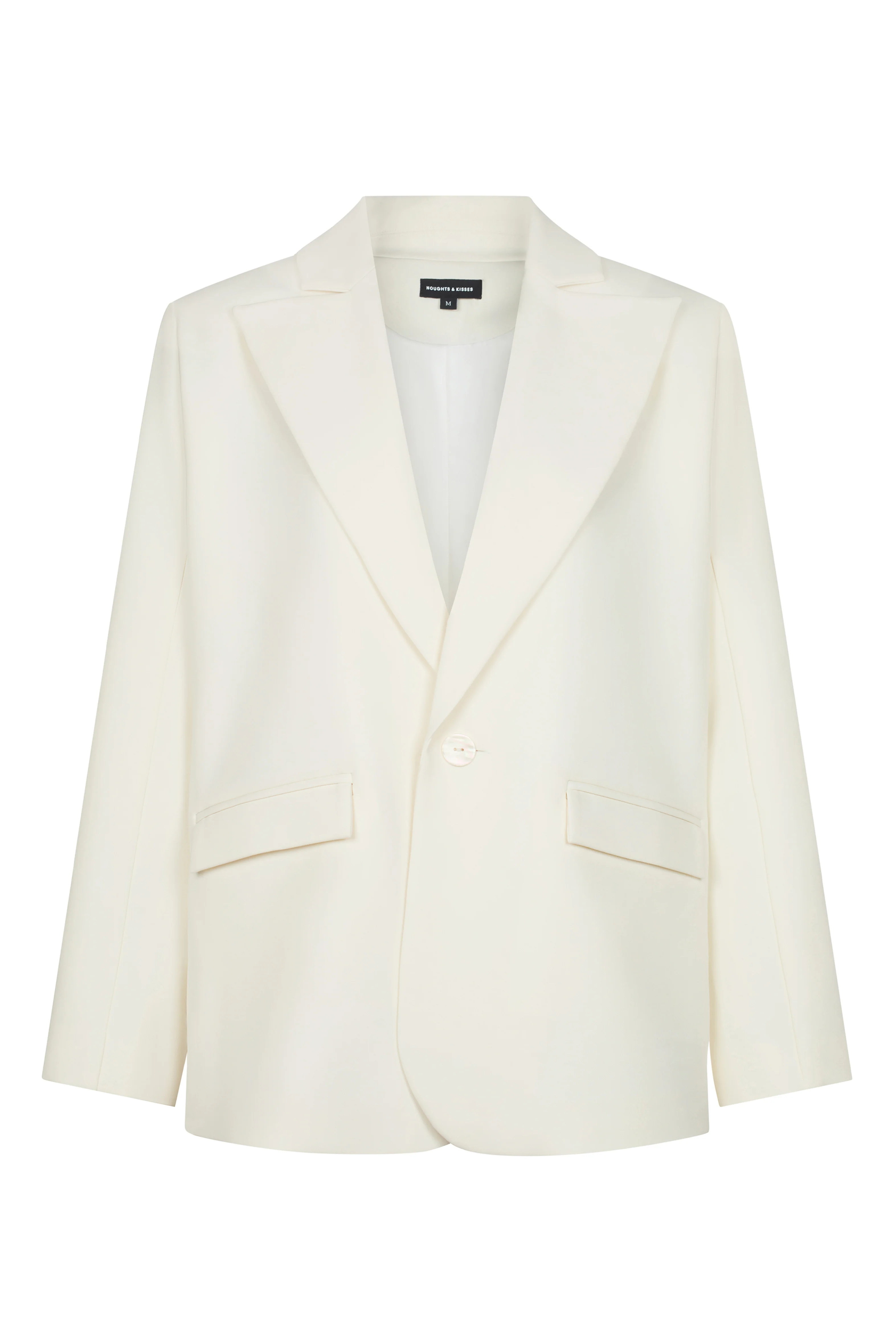 RAYE Cream Oversized Blazer | Noughts and Kisses