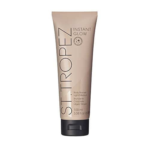 St.Tropez Instant Glow Face & Body Bronzer, Light to Medium Smudge-Proof, Vegan, Natural & Cruelty-Free | Amazon (US)