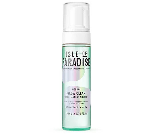 Isle of Paradise Glow Clear Self-Tanning Clear Mousse | QVC