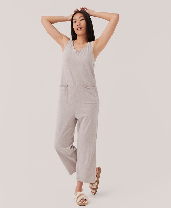 all ease lounge jumpsuit | Pact Apparel