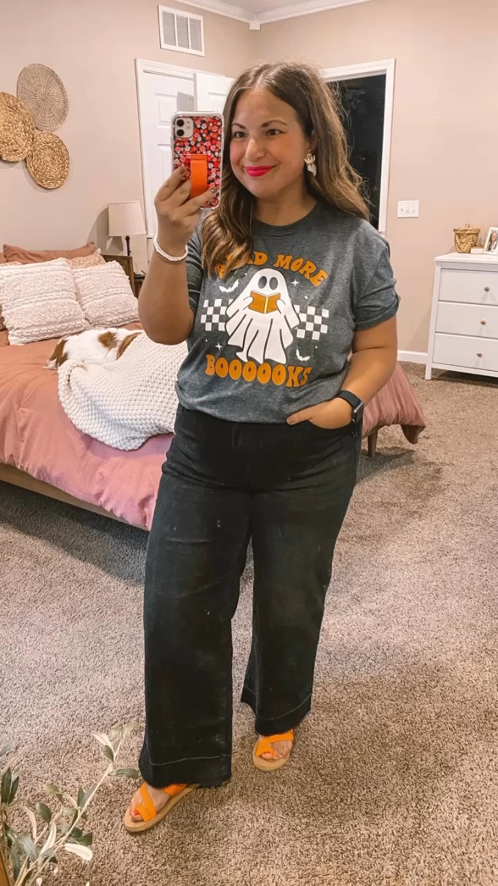 Loving these spooky outfits!

sandals: fit true to size, but narrow // wearing a 5
jeans: fit true to size // wearing a 14
tee: fits small // wearing an XL (fits like a large)

#LTKStyleTip #LTKHalloween #LTKHoliday