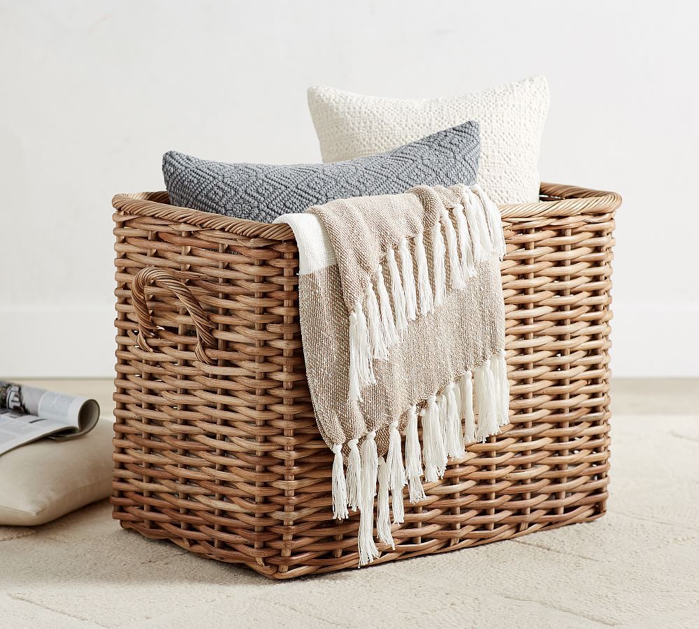 Aubrey Woven Basket Collection | Pottery Barn (US)