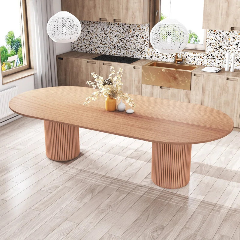 Jameriya Oval Solid Wood Dining Table | Wayfair North America
