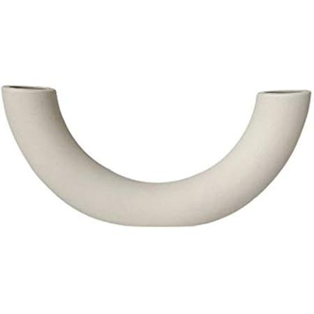 INGLENIX Grey White Ceramic Vases Nordic Minimalism Style Decoration for Centerpieces, Kitchen, Offi | Amazon (US)