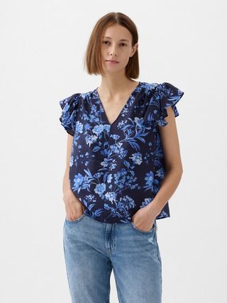 Flutter Sleeve Shirt | Gap (US)