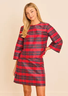 Sewing Down South x Crown & Ivy™ Guest of Honor 3/4 Sleeve Plaid Top | Belk