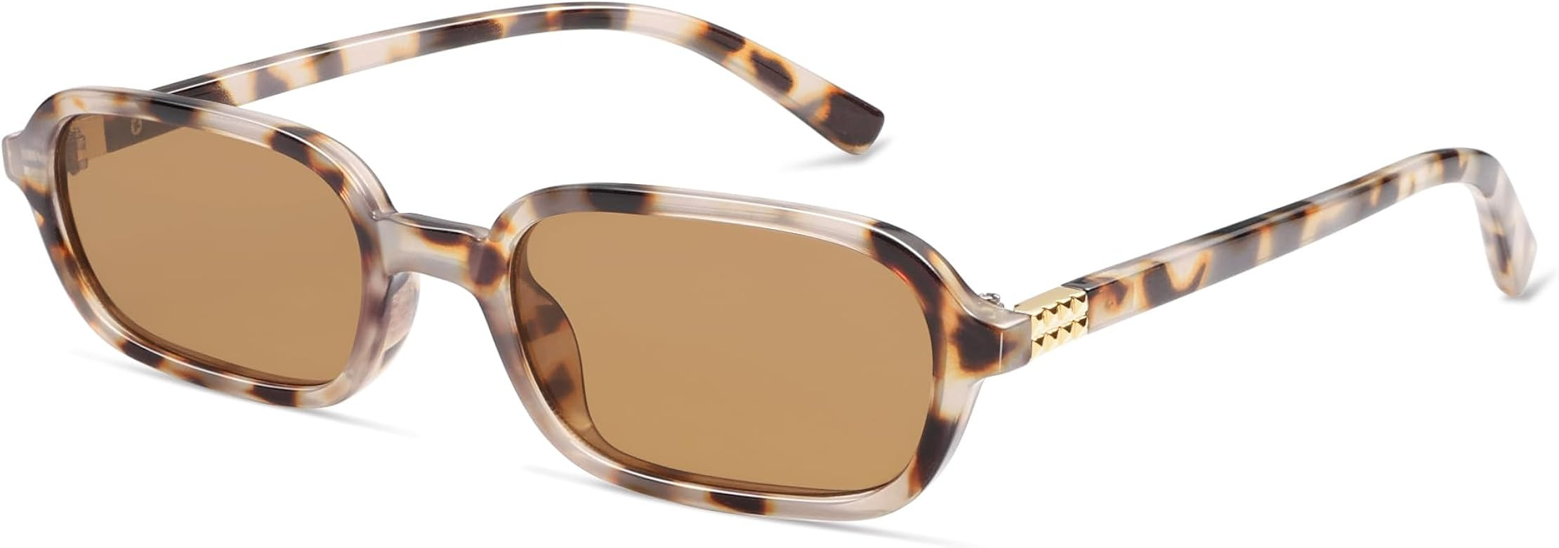 Retro Rectangular Sunglasses for Women Vintage Fashion Trendy Funny Small 90s Square Sunnies 2025... | Amazon (US)