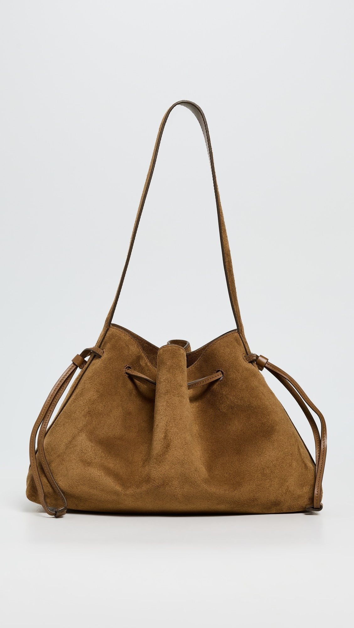 Suede Drawstring Shoulder Bag | Shopbop