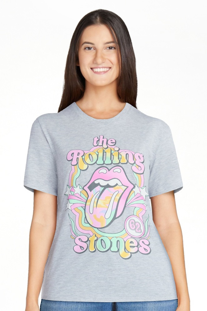 The Rolling Stones Women's Graphic Tee with Short Sleeves, Sizes XXS-XXL | Walmart (US)